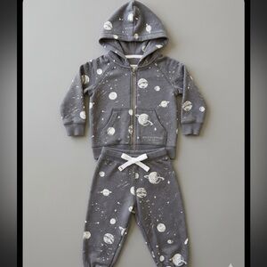 Carter’s Toddler Boys 18 Month Space Galaxy Hoodie & Jogger Set